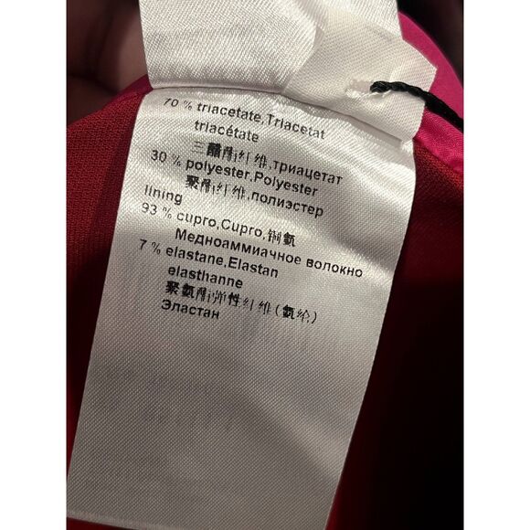 MARC CAIN • Red Blazer w/ Sash Belt (removeable) • Size US 14 (N6) - Picture 6 of 10